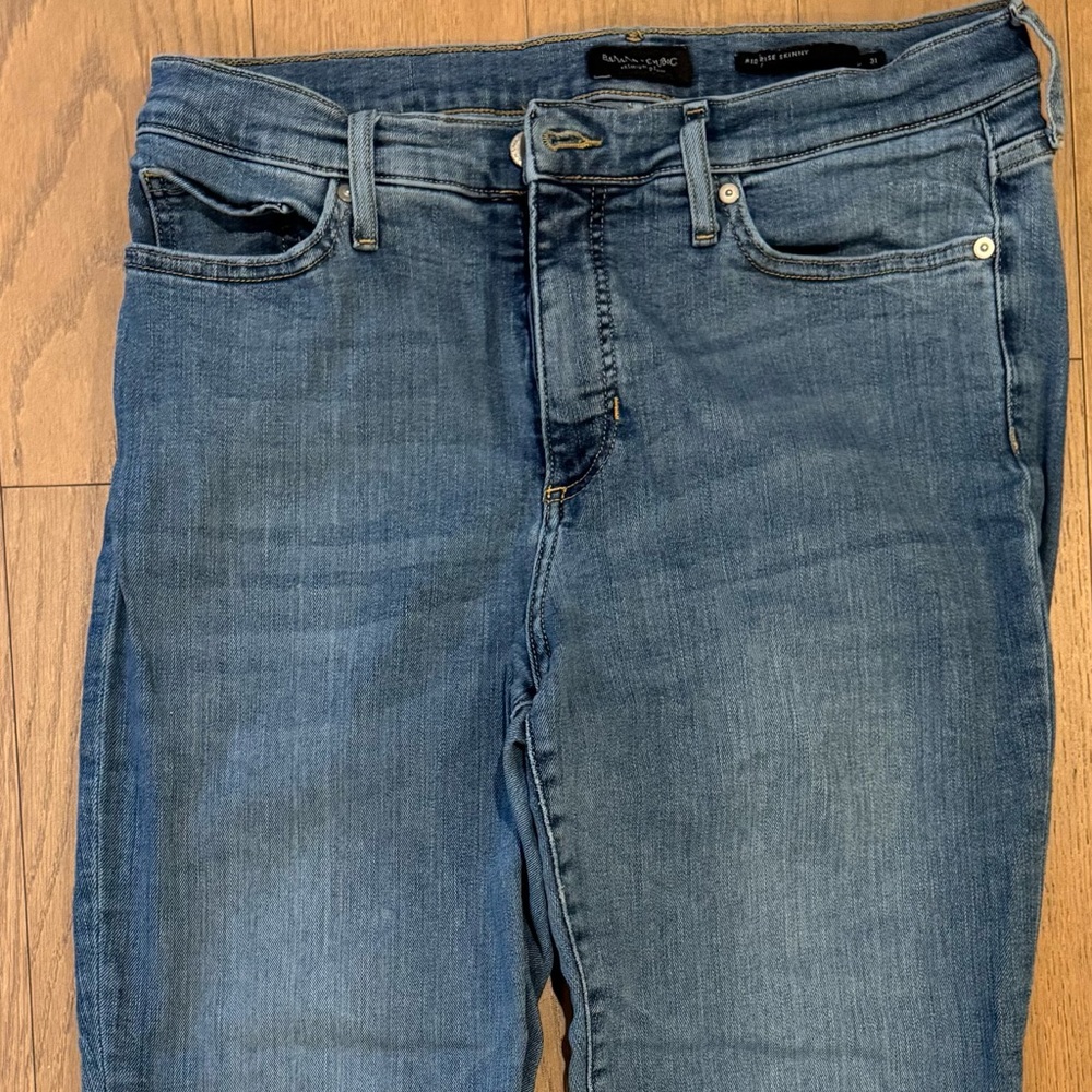 Banana Republic Blue Straight Leg Jeans Versatile Everyday Wear